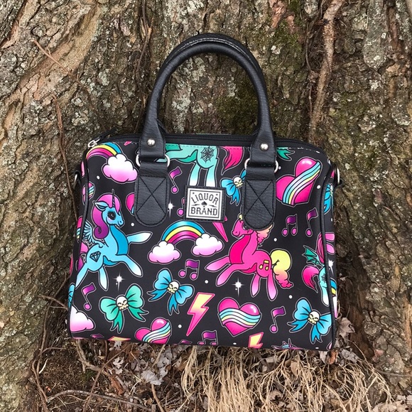 liquor brand purse bag